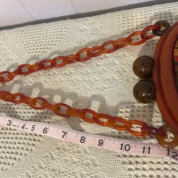 Vintage Coin Purse Carpet Bag Purse - Picture 10 of 12